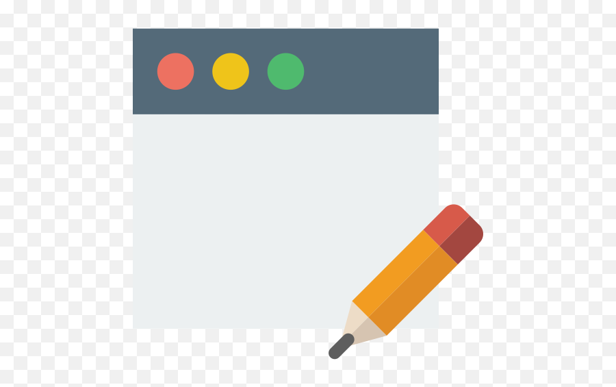 Browser Icon Emoji,Paper And Pen Emoji