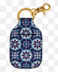 Simply Southern Key Chain Hand Sanitizer Pouch Ogee - Decorative Emoji,Emoji Key Chain