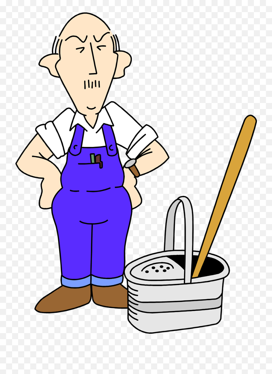 Cleaning Both Genders Clipart - Janitors Clipart Png Janitor Clipart Emoji,House Cleaning Emoji