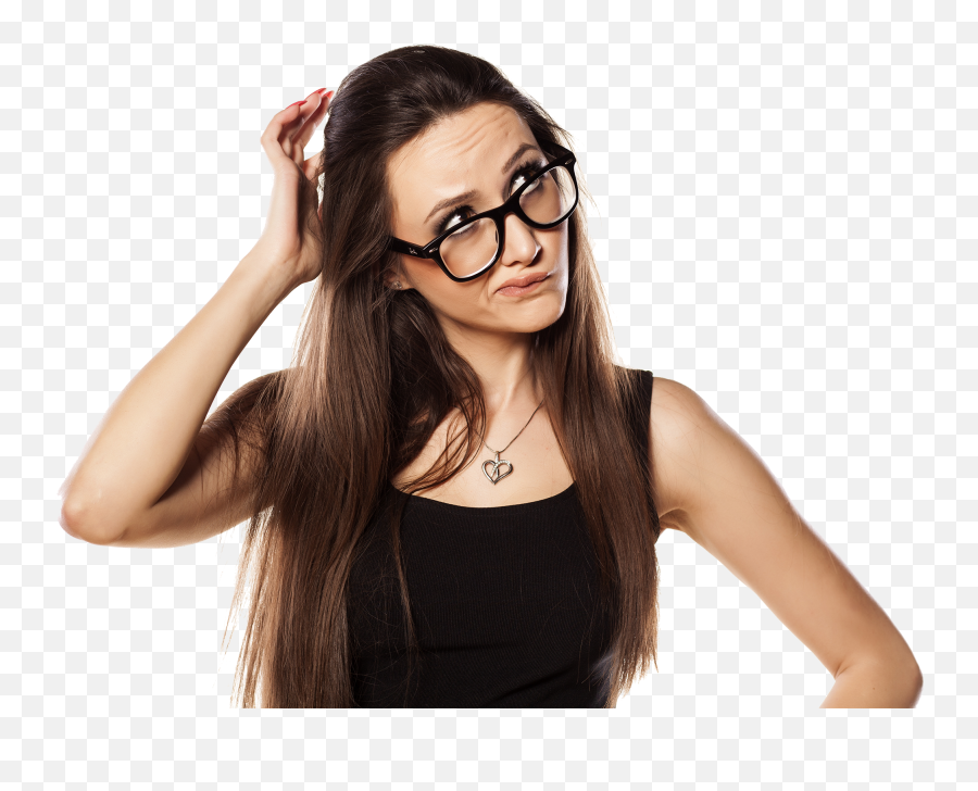 Thinking Woman Png Photo Png Svg Clip Art For Web - Scratching Head Png Emoji,Female Thinking Emoji