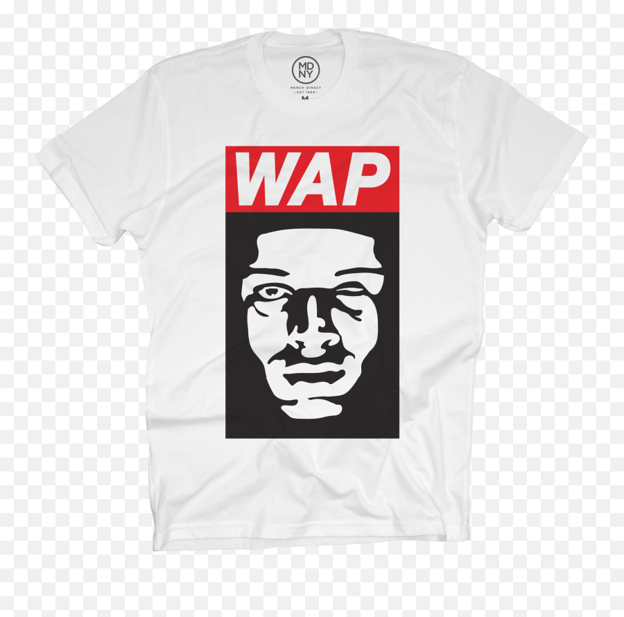 Wap Face White T - Wap T Emoji,Fetty Wap Emojis