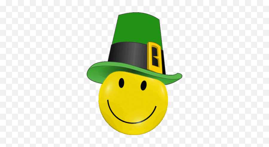 Smileys For Saint Patricks Day - Leprechaun Hat Clip Art Emoji,St Patrick's Day Emoji