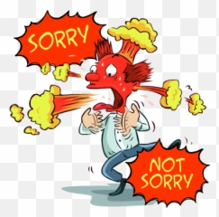 Sorry Not Sorry - Person Eating Spicy Food Cartoon Emoji,Sorry Not Sorry Emoji