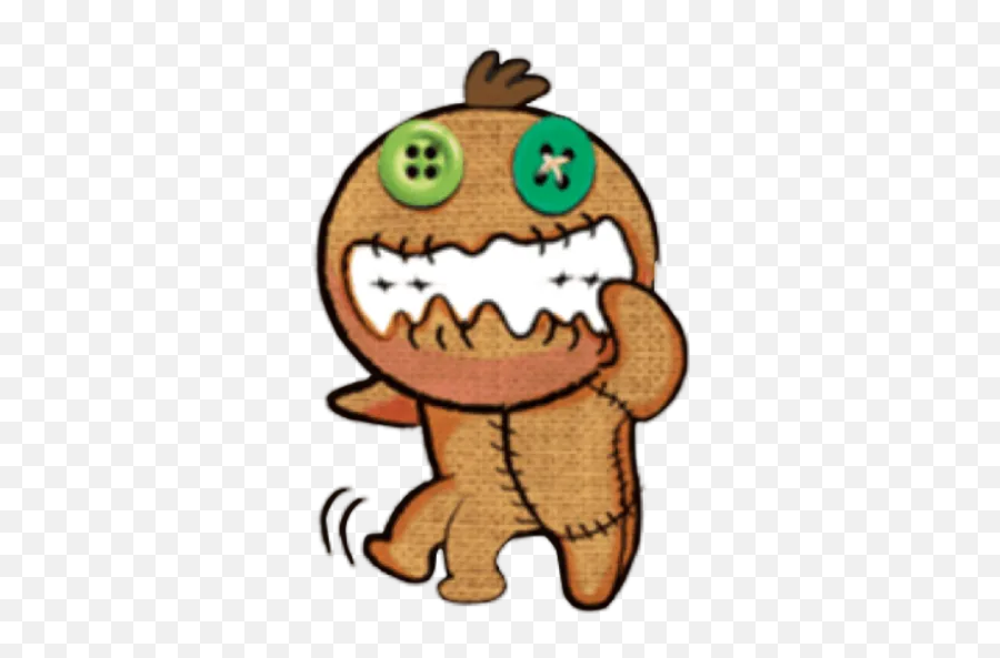 Voodoo Doll Stickers For Whatsapp - Happy Emoji,Voodoo Emoji