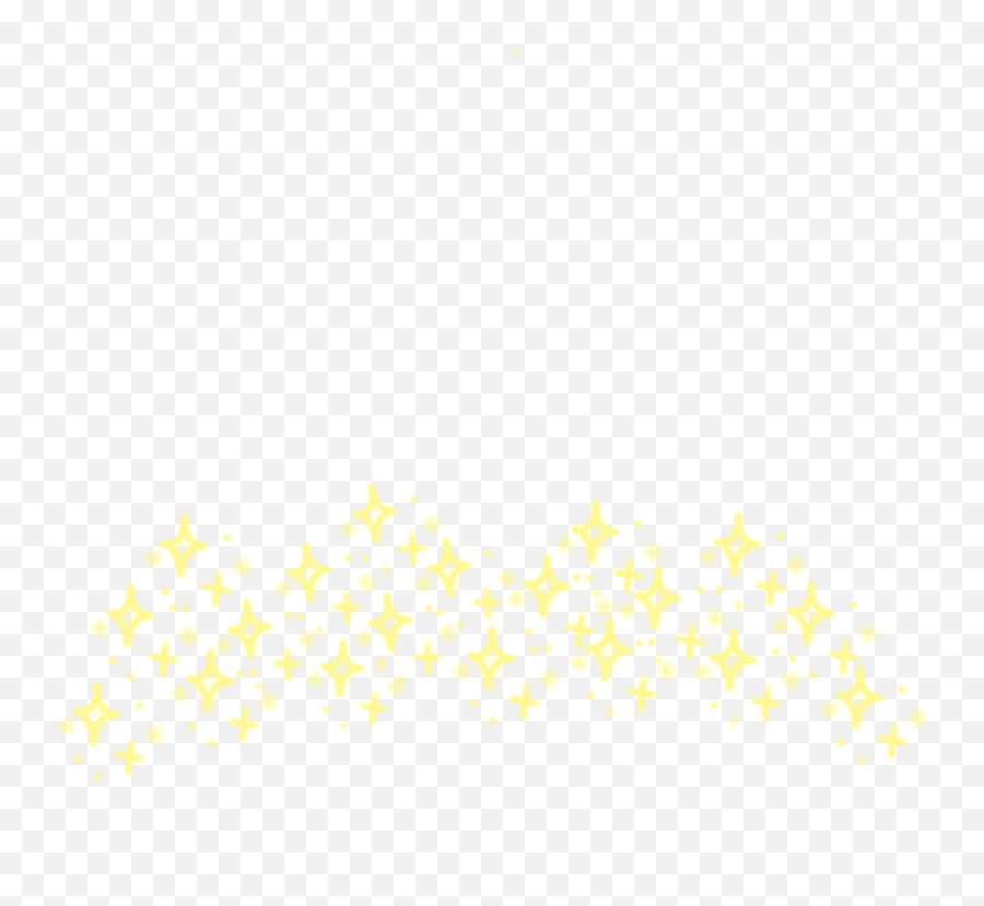 Stars Yellow Cute Emoji Crown Blush - Horizontal,Stardust Emoji