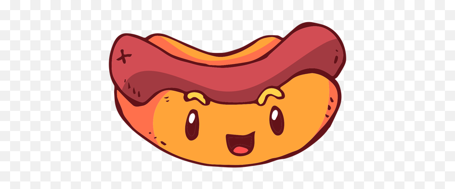 Hotdog Character Cartoon Ad Sponsored Ad Cartoon - Caricatura Salchicha Emoji,Hotdog Emoji