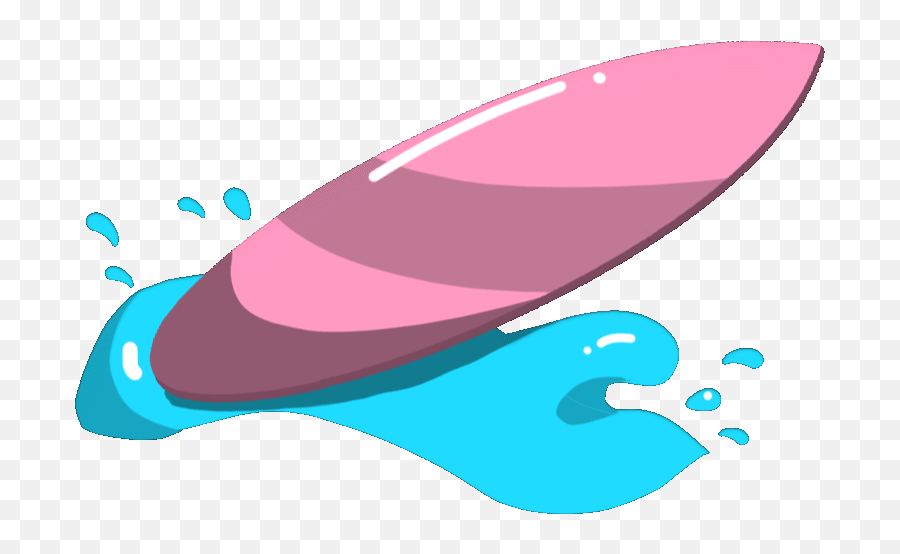 Hi Bye Wave Hi Hey Hello Goodbye Bye Tchau - Animated Surf Surfboard Gif Transparent Background Emoji,Surf Board Emoji