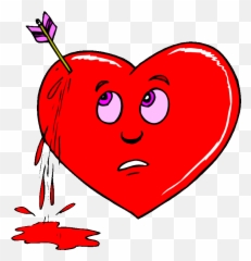 Idioms Of The Heart - Bleeding Heart With A Smile Emoji,Wear Your Emotions On Your Sleeve