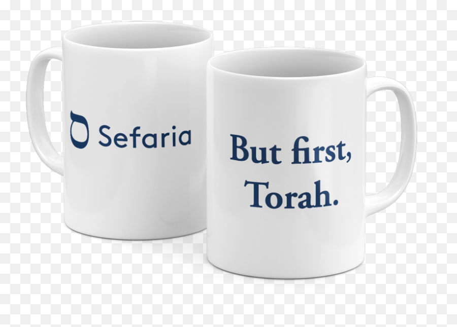 But First Torah Mug - Serveware Emoji,Emoji Mugs