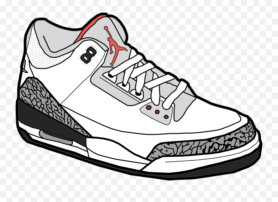Download Png Jordans Png U0026 Gif Base - Cartoon Jordan Shoes Png Emoji,Zer0 Emoticon
