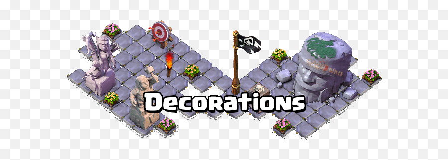 Clash Of Clans Dragon Statue - Game And Movie Builder Base Decorations Layout Emoji,How To Use Emoticons On Clash Of Clans