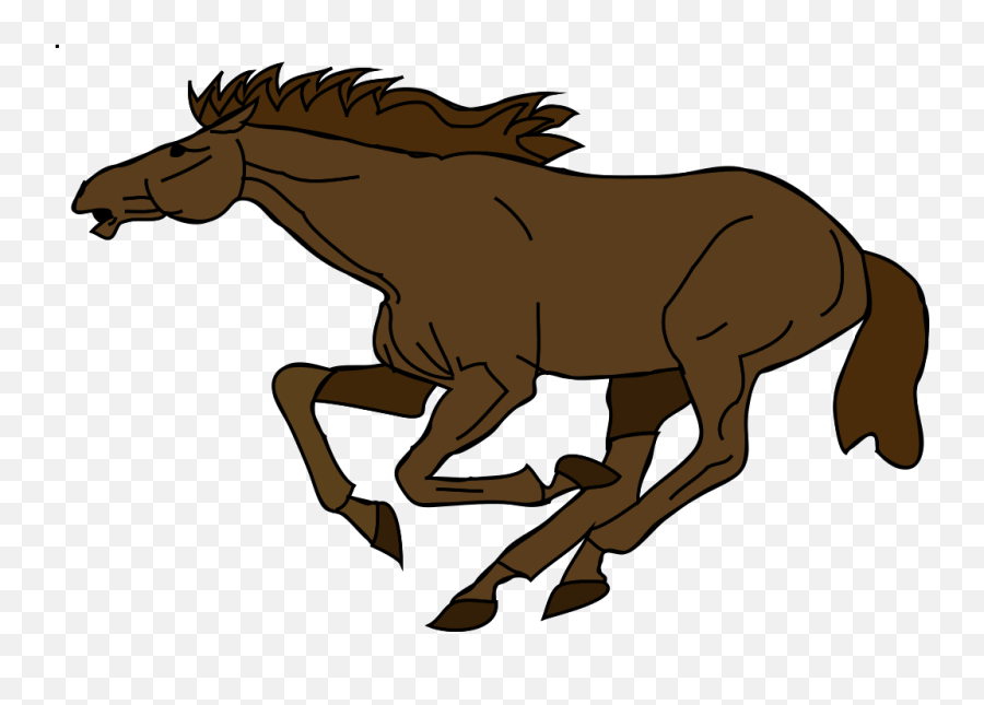 Running Horse 3 Png Svg Clip Art For Web - Download Clip Running Horse Gif Png Emoji,What Does Bunch Of Horse Emojis Mean
