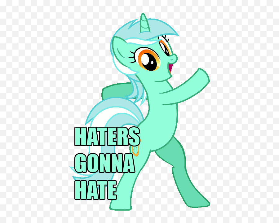 Top Gonna Stickers For Android Ios - Lyra Heartstrings My Little Pony Dance Gif Emoji,Haters Gonn Hate Emoji