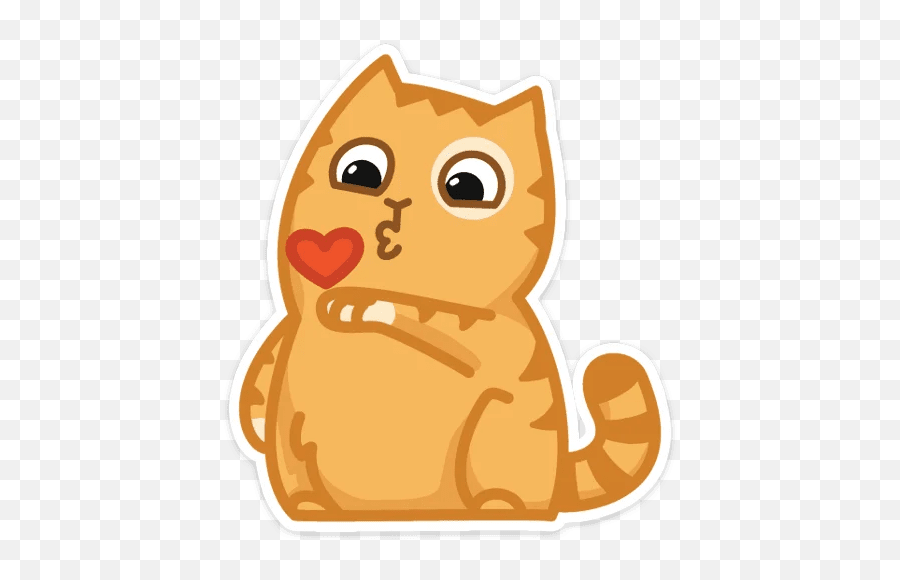 Kiss Telegram Stickers Sticker Search - Vk Persik Emoji,Bunny Kiss Gif Emojis