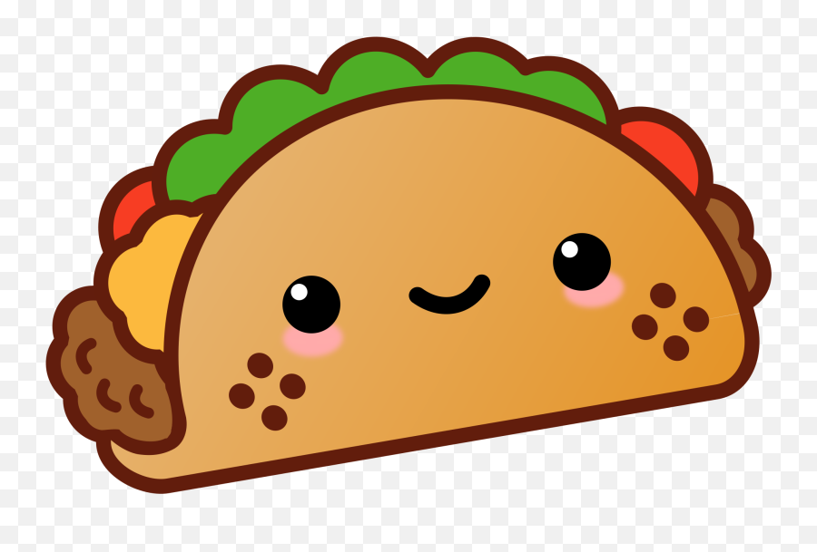 330 Cute Kawaii Drawings Christmas - Taco Kawaii Emoji,Stickers Emojis Tacos Hotdogs Brugers