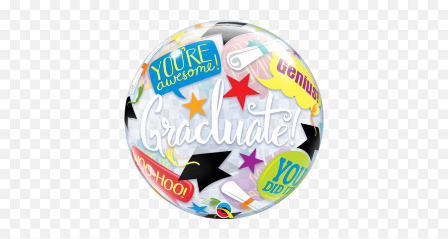 Graduation Bubbles Balloon Balloon Place - Paperweight Emoji,Emoji Graduation Reception