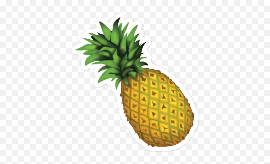 Pineapple Emoji Png Transparent Png - Emoji Pineapple,Fb Pineapple Emoticon