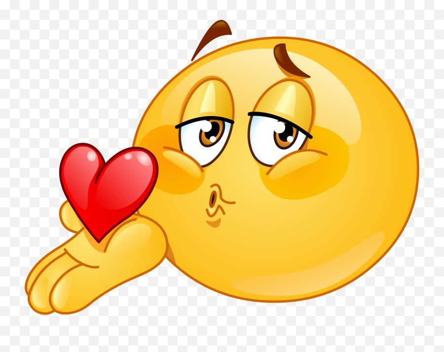 Smiley Free Png - Emoticon Kiss Emoji,Free Emoticon