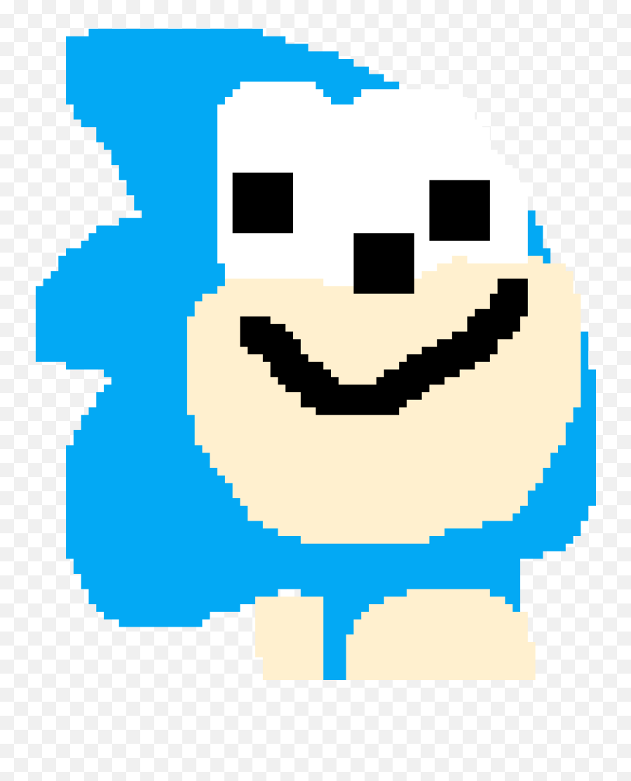 Pixilart - Derp Sonic By Kirbboi Fictional Character Emoji,Derp Emojis Trasparent