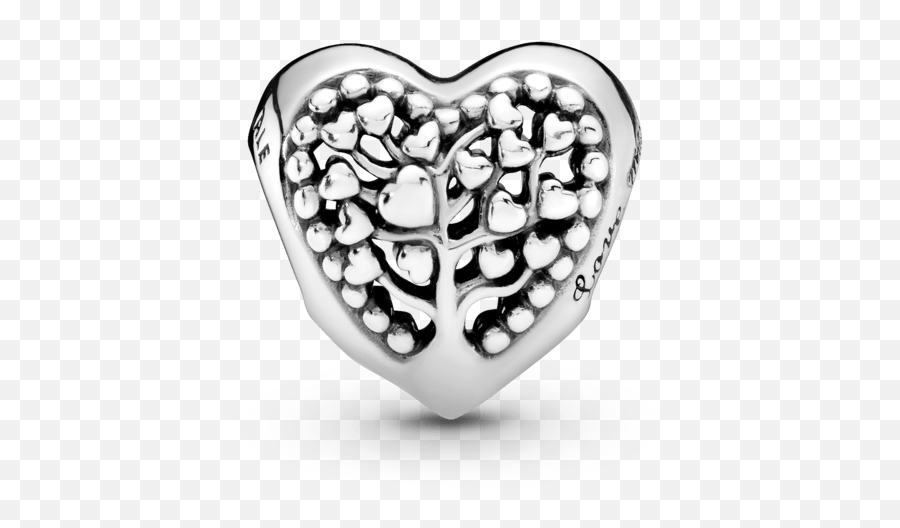 Charm Corazon Con Arbol De Familiapandora Mx - Las Mejores Ofertas Pulseras Y Joyas Pandora Mx Cuore Con Albero Della Vita Pandora Emoji,Emoticon Cara Sonrojada Y Dos Corazones