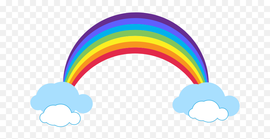 Clouds Clipart Free Svg File - Icono Dia Con Arcoiris Emoji,Rainbow Emoji Svg