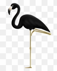 Black Emoji Stickers For Whatsapp - Animal Figure,Flamongo Emoji