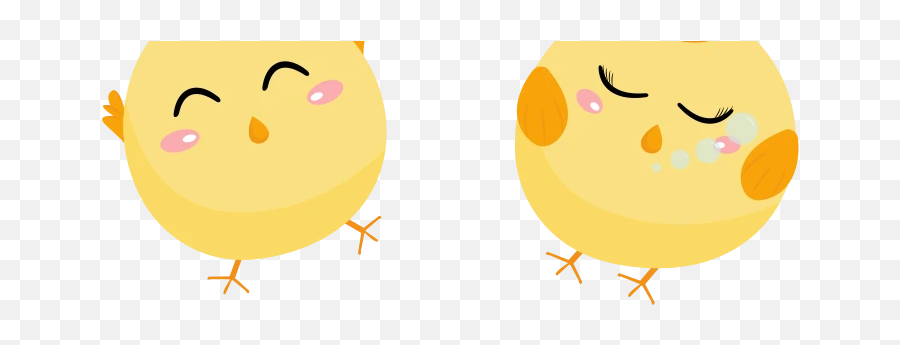 Cartoon Chick Vector Png Images Cdr Free Download - Pikbest Happy Emoji,Spring Emoticon Vectors