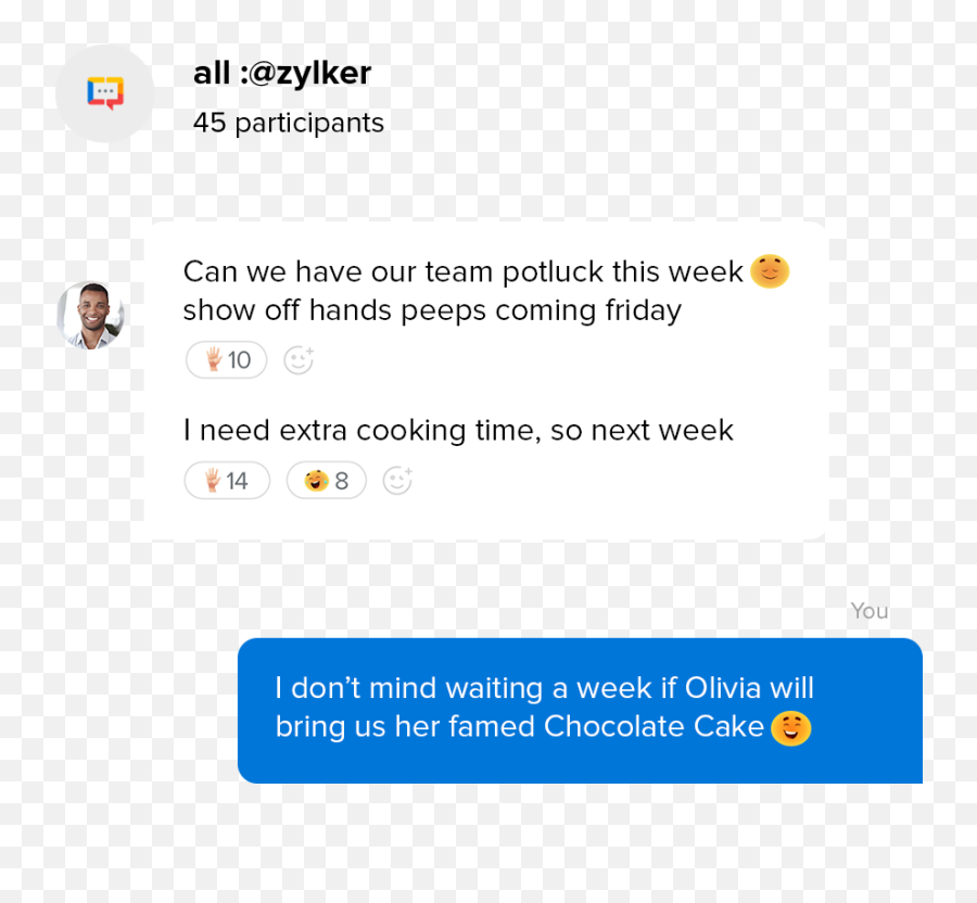 Cut Down On The Talk And Get Down To Business - Poll Bot In Emoji,Tip Of The Cap Emoji