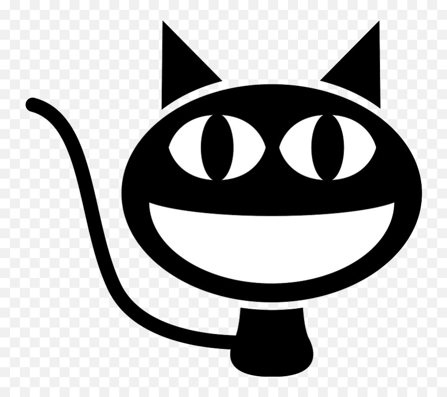 Black Cat Clipart Free Download Transparent Png Creazilla Emoji,Cat Emoticon Play