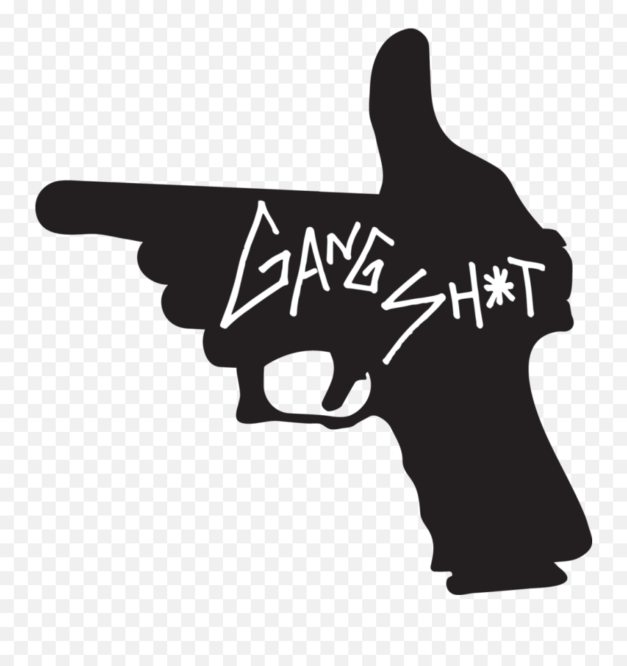 Gang Gangshit Ganga Gangster Sticker - Gang Tattoos Png Emoji,Emoji Gangster Rap