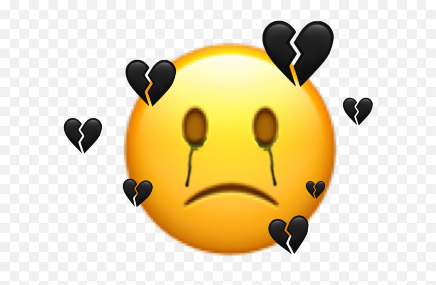 Best Sad Heart Emoji Images Download For Free U2014 Png Share,Heartbroken Emoji