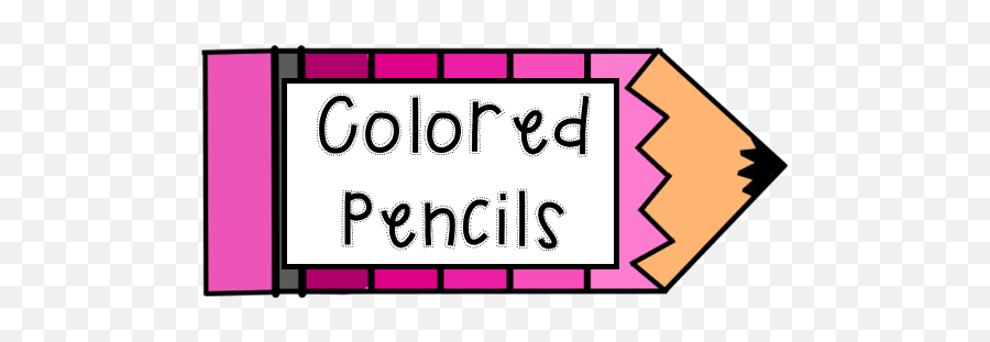 Download Hd Purple Clipart Colored Pencil - Pencils Label Emoji,Emoji Crayoon Color