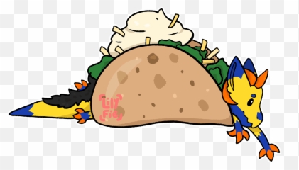 Taco Time By Lilyfie - Fur Affinity Dot Net Emoji,Taco Emoji Discord