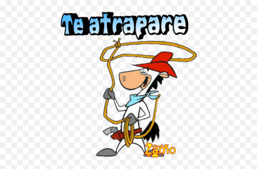 Tiro Loco Stickers For Whatsapp - Quick Draw Mcgraw Emoji,Emoji Loco