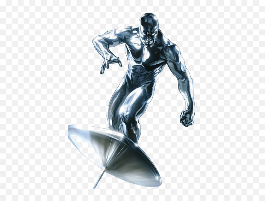 Silver Surfer Png Official Psds - Marvel Silver Surfer Emoji,Surf Board Emoji