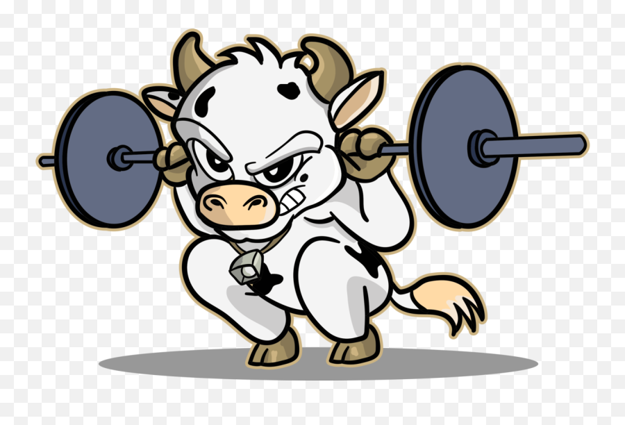 Fitness Clipart Weight Lifting Fitness - Anime Animals Lifting Weight Emoji,Weights Emoji
