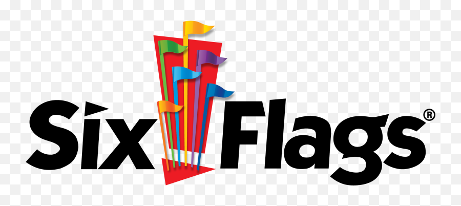 Six Flags Media Networks Six Flags Logo - Six Flags Clipart Six Flags Logo Transparent Emoji,Croatia Flag Emoji