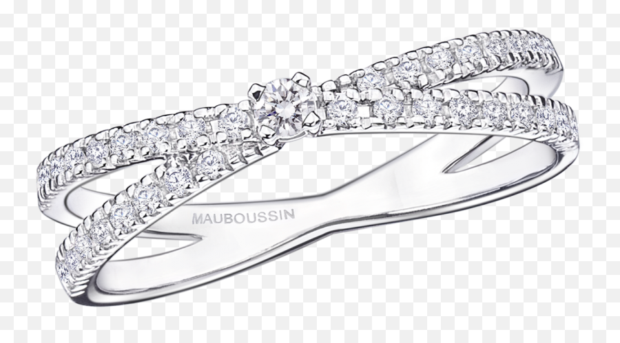 Mauboussin Ring La Croisée Des - Bagues Diamant Bagues Mauboussin Emoji,Emotion Divine De Mauboussin