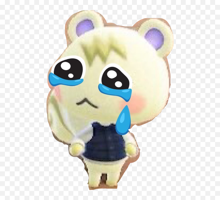 Marshal Animalcrossing Sticker - Marshmallow Marshal Animal Crossing Emoji,Crying Emoji Plush