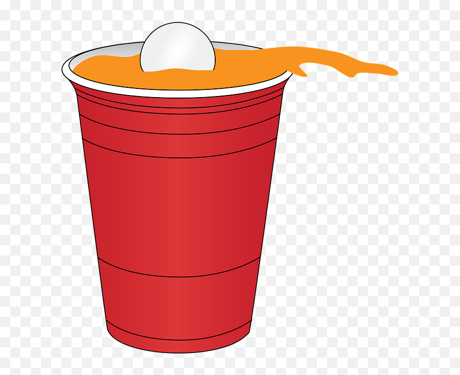 Red Solo Cup Clip Art - Beerpong Png Emoji,Solo Cup Emoticon