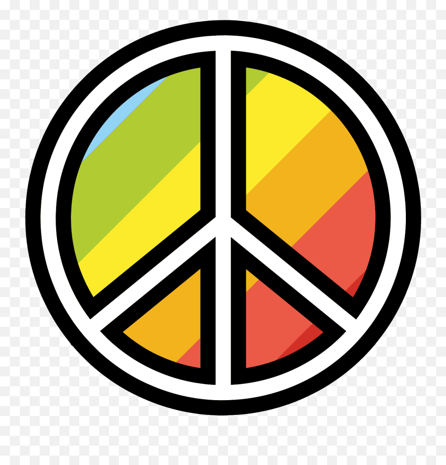 Peace Symbol Emoji - Drawing Of A Peace Sign,Peace Sign Emoji