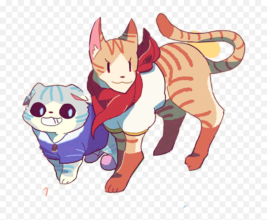 Cats Undertale Sans Papyrus Sticker - Cat Sans And Papyrus Emoji,Why Is The Annoying Dog Emoticon Undertal