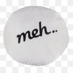 Meh Face Pillows - Solid Emoji,Meh Excited Emoticon