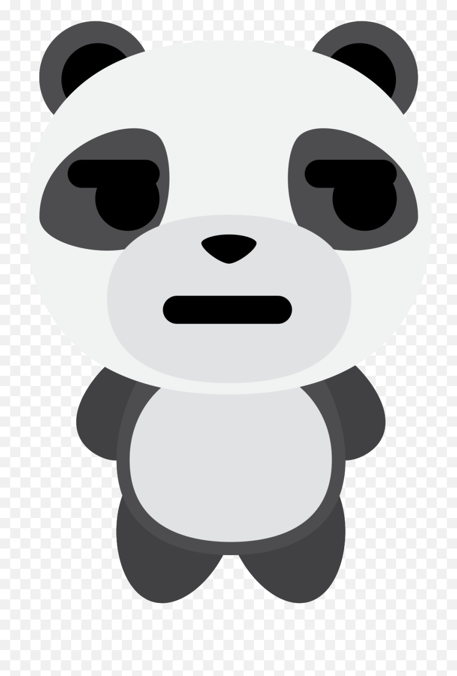 Free Emoji Panda Smirk Png With Transparent Background - Gif,Smirking Emoji