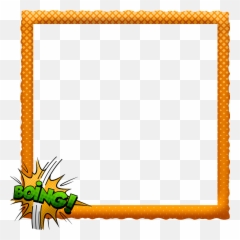 Comic Frame Speech Bubbles - Png Emoji,Frame With An X Emoji