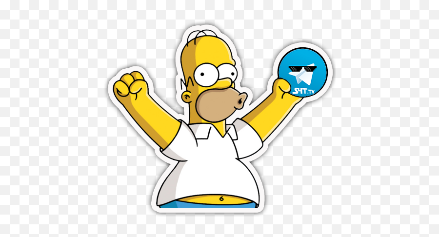 Stickers 4 Telegram - Emojis De Los Simpson,Telegram Emoticons Shortcuts