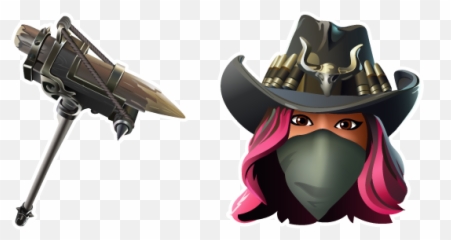 Pin - Calamity Pick Axe Fortnite Emoji,Gold Mask Emotion Dc Comics