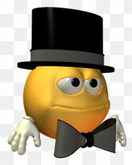 Pin - Emoji 3d Sombrero De Copa,Sombrero Facebook Emoji