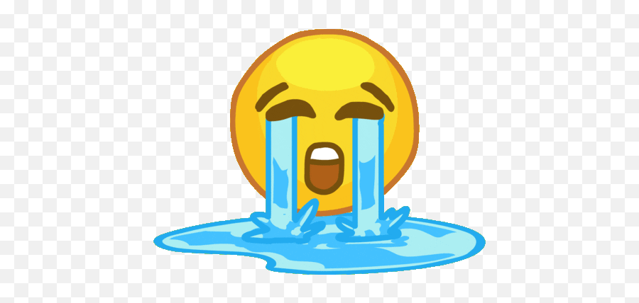 Crying Emoji Sad Gif - Crying Sticker Gif,Crying Emoji