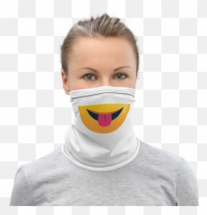 Funny Face Masks Shoe Coverings And - Grey Neck Gaiter Emoji,Neck Emoji
